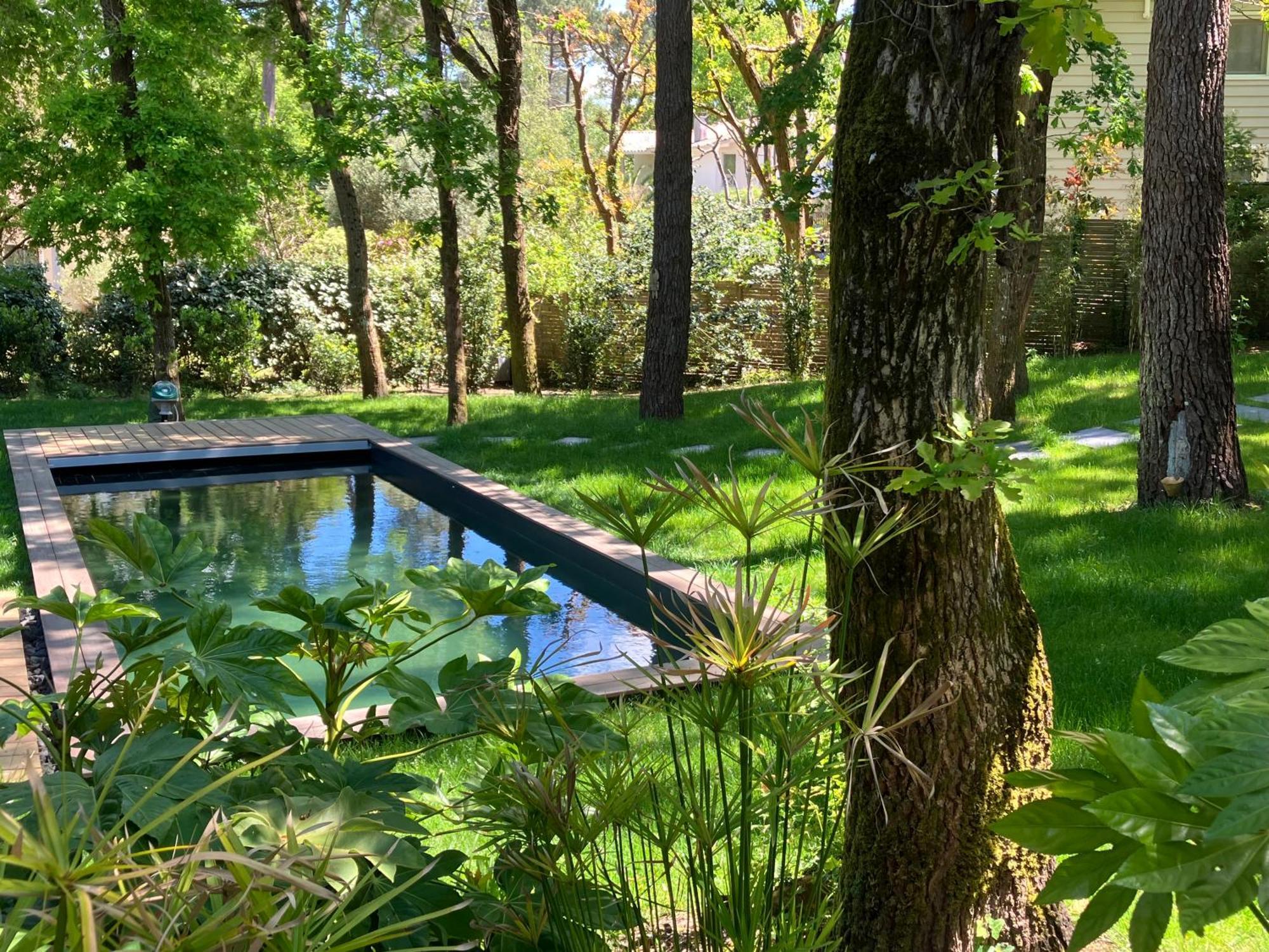 Nouveau - Ecolodge 'Calme Et Nature' - Avec Piscine Au Golf-Lac De Biscarrosse - Couchage 2 Personnes Eksteriør billede